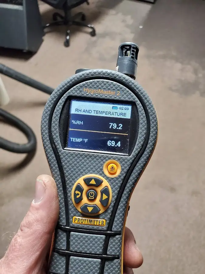 Moisture meter humidity assessment for Fire & Smoke Damage Restoration in West Earl
